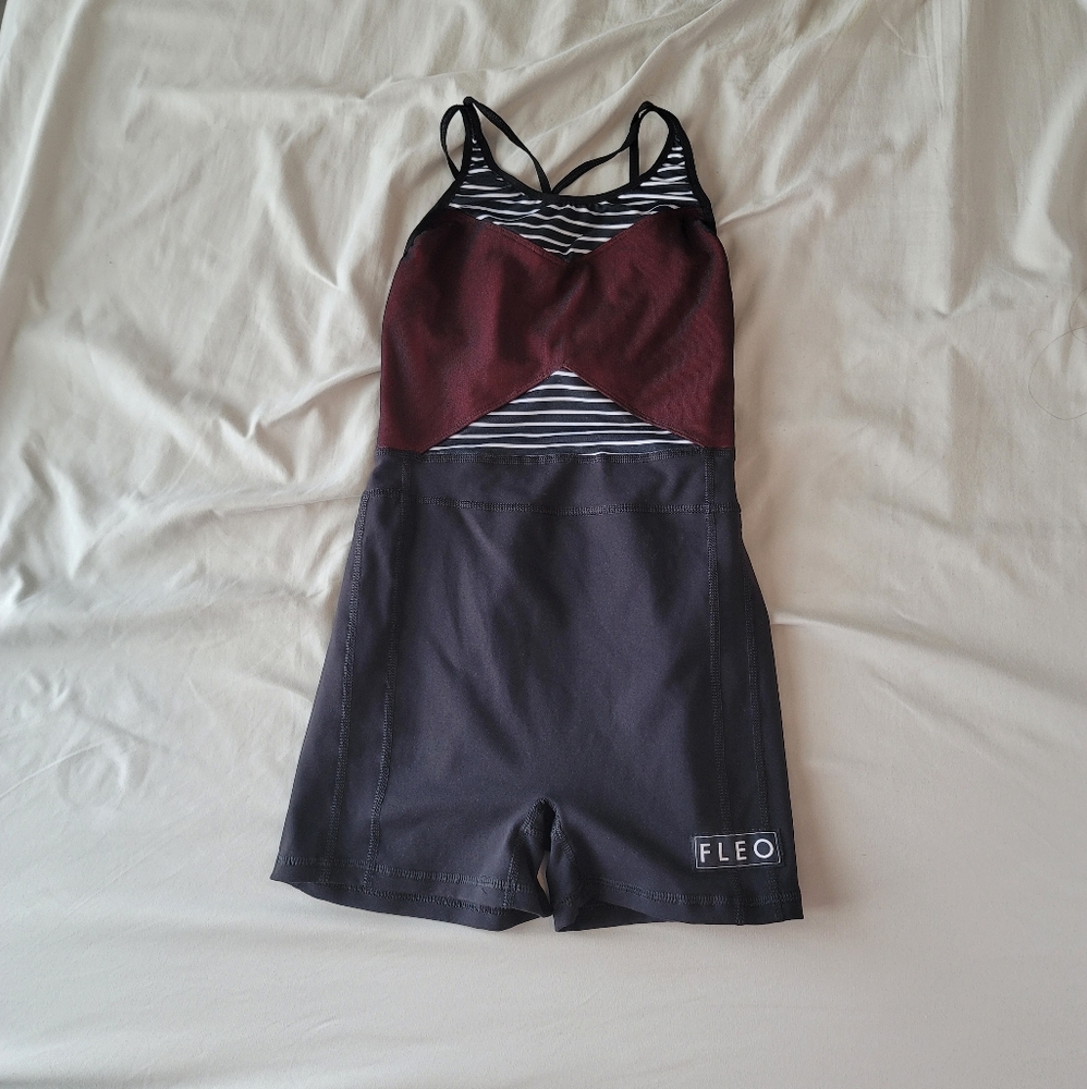 Fleo Red Stripe Singlet
